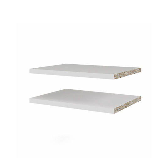 Base hylle 2 l?se hyller 37x26,5, hvit. Base hylle 2 l?se hyller 37x26,5, hvit.