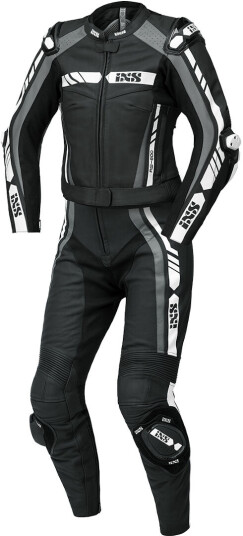 IXS RS-800 1.0 To stykke damer motorsykkel skinn dress 40 Svart Grå Hvit IXS RS-800 1.0 To stykke damer motorsykkel skinn dress 40 Svart Grå Hvit