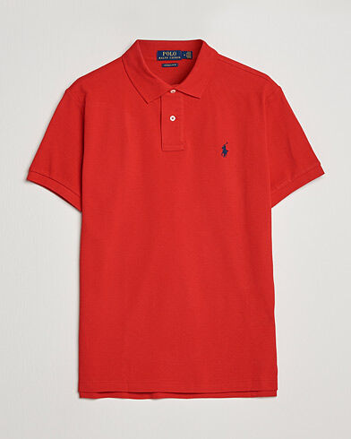 Polo Ralph Lauren Custom Slim Fit Polo Red Polo Ralph Lauren Custom Slim Fit Polo Red