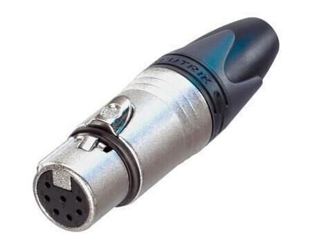 Neutrik Nc7fxx Xlr Plugg 7p Hun Nikkel Neutrik Nc7fxx Xlr Plugg 7p Hun Nikkel