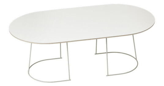 Muuto Airy salongbord ovalt offwhite, nanolaminat, large