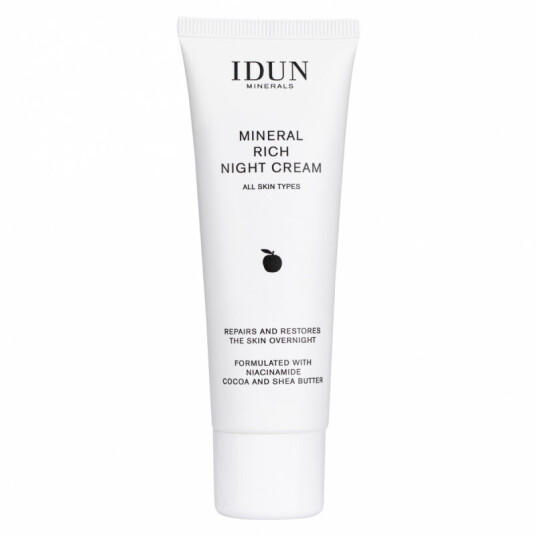 Idun Minerals Næringsrik Nattkrem med Niacinamid 50 ml - Vegansk, Dermatologisk Testet Idun Minerals Næringsrik Nattkrem med Niacinamid 50 ml - Vegansk, Dermatologisk Testet
