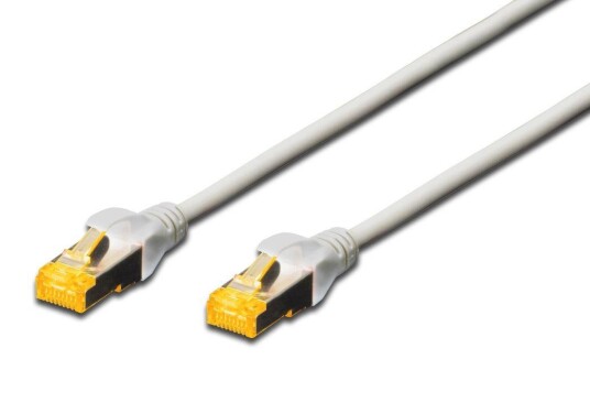 MicroConnect Cat6 Nettverkskabel 25 cm Grå S/FTP (Hankjønn til Hankjønn)