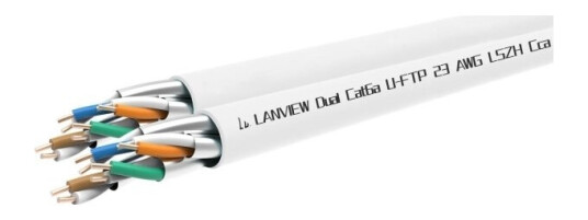 Lanview Cat6a U-Ftp Dual Network