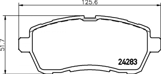 Bremseklosser HELLA 8DB 355 013 211