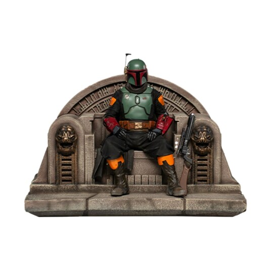 Iron Studios - Star Wars - Boba Fett on Throne Statue Deluxe Art Scale 1/10 - Figur
