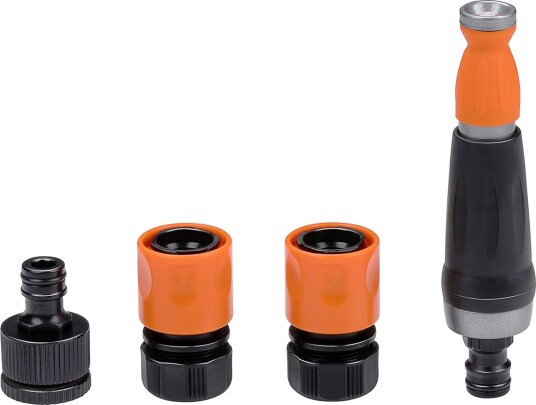 BLACK+DECKER Vanningssett med kran  og slangekoblinger 4 deler
