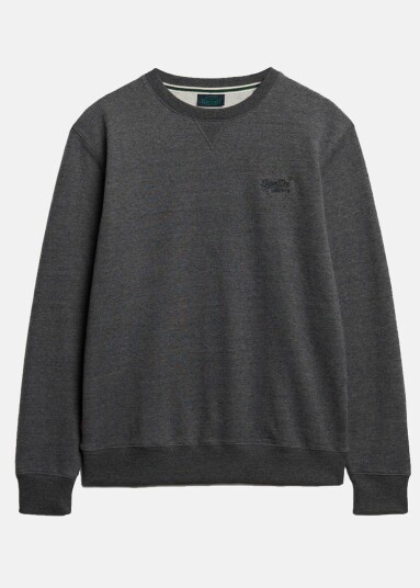 Essential Logo Crew Sweatshirt Carbon Grey Marl L Sweatshirts Essential Logo Crew Sweatshirt Carbon Grey Marl L Sweatshirts