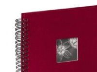 Hama Spiral Album Fine Art, burgundy, 26x24/50, Rød, 10 x 15, 13 x 18, 260 mm, 240 mm