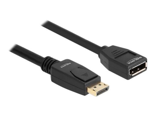 Delock DisplayPort-forlengelseskabel - DisplayPort til DisplayPort - 5 m