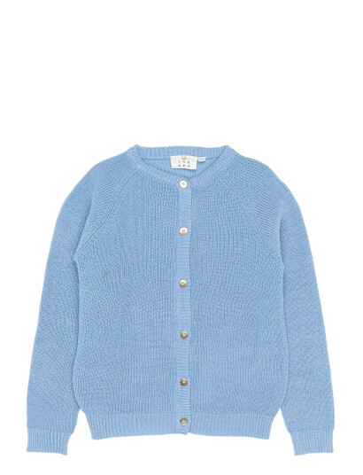 The New Tnsalvina Glitter Knit Cardigan Blue 98/104 The New Tnsalvina Glitter Knit Cardigan Blue 98/104