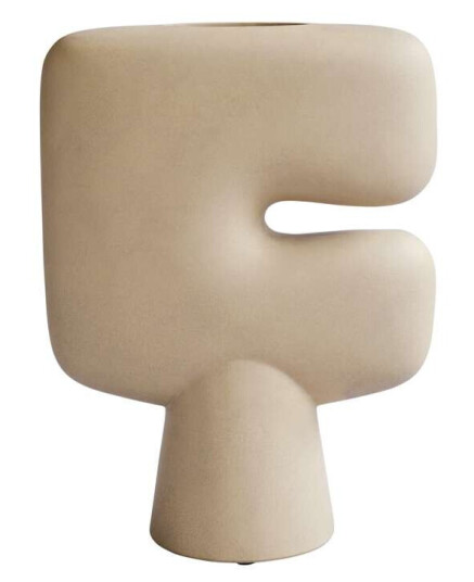 Tribal vase big 45 cm, sand Tribal vase big 45 cm, sand