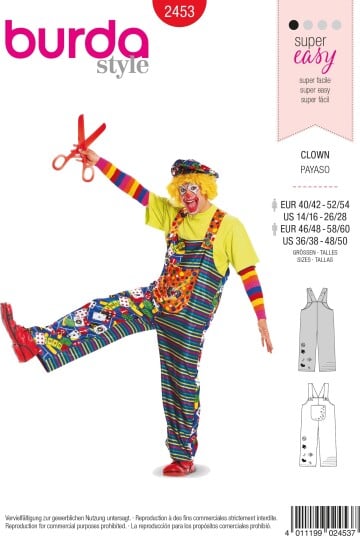 Burda 2453 Klovn