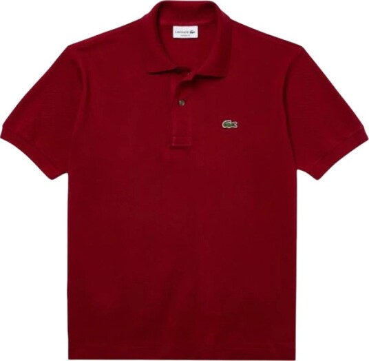 Lacoste Classic Fit L1212 Original Polo Shirt   Burgundy   L