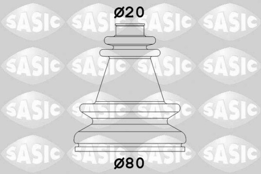 Sasic Mansjett drivaksel SASIC 4003406