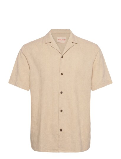 Revolution Short Sleeved Shirt Beige XL Revolution Short Sleeved Shirt Beige XL