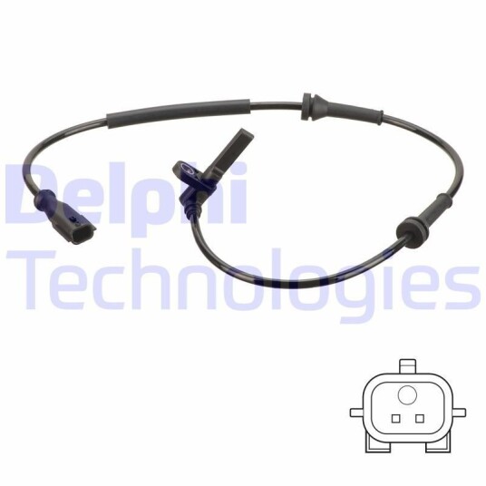 Sensor, ABS DELPHI SS20839