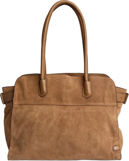 DEPECHE Madrid Shopper   Brown   ONE SIZE