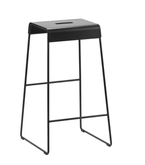 Zone Denmark A-Stool Sort H65 cm Zone Denmark A-Stool Sort H65 cm