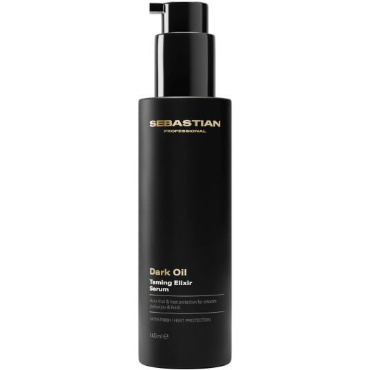 Sebastian Professional DarkOil Taming Elixir Serum 140 ml - Fuktighetsgivende for Glatt Hår