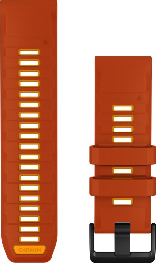 Garmin Quickfit - Fenix 9 Pro, 26mm Autumn Orange/spark Orange 26 mm