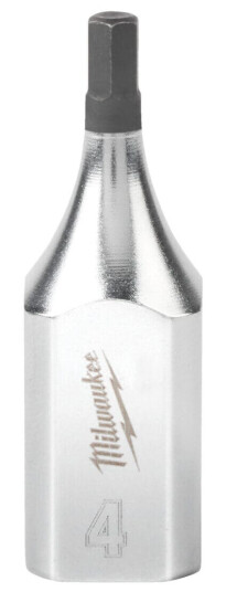 Milwaukee BITS PIPE HEX 3/8" 4MM Milwaukee BITS PIPE HEX 3/8" 4MM