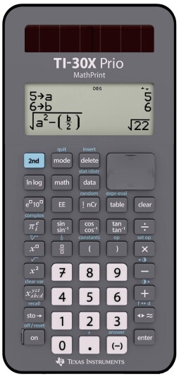 Texas Instruments TI 30X Prio Kalkulator Vitenskapelig Texas Instruments TI 30X Prio Kalkulator Vitenskapelig