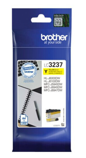 Brother Blekk Lc3237y Lc-3237 Gul