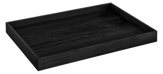 VEGA Serveringsbrett Wantage eik; 38x27x3.5 cm (LxBxH); Eik/Svart; Rektangulær