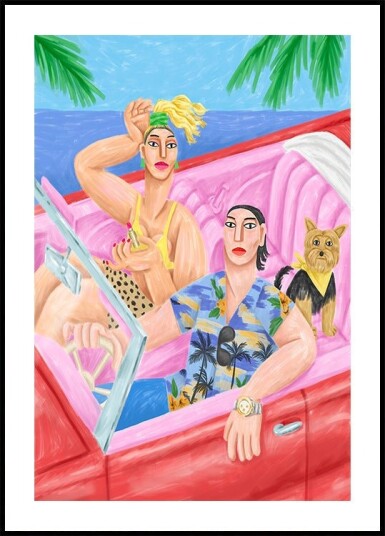 La Classe À Palavas Plakat Plakat / 100x150cm