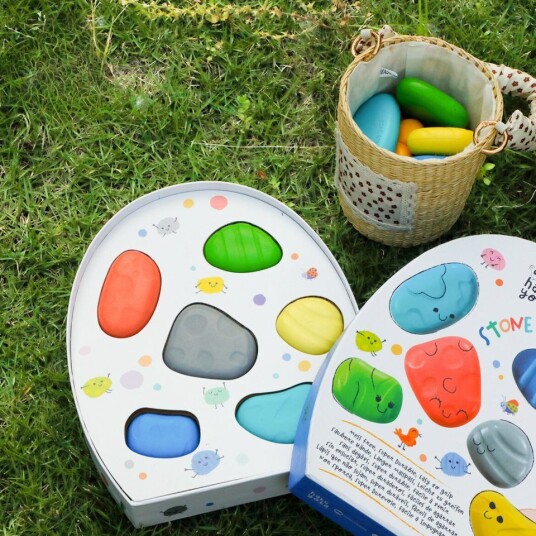 Haku Yoka Shaped Crayons Stone Stack Crayons 59CP233115