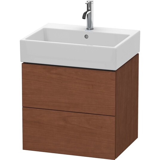 Duravit L-Cube Servantskap m/2 skuffer 484x544x459 mm Amerikansk Valnøtt