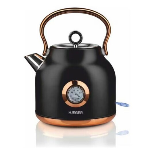 Haeger Ek-22B.024A Art Deco Elektrisk Tejkanna Ar Termometer 1.7L 2200W