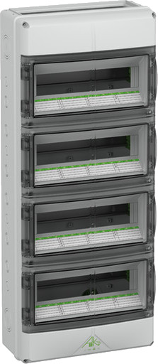 Spelsberg Fordelingsskap AK-F 56 Modul Med PE/N For Flensavslutning IP65 Grå