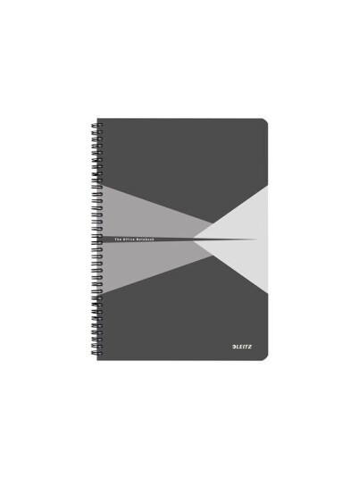 Leitz Notatbok Office PP A4 Linjer 90g/90 ark Gr