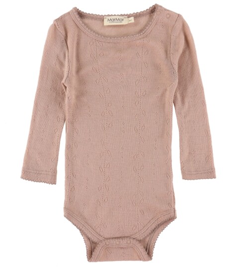 MarMar Body L/æ Benedikte Ull Brent Rose MarMar 1½ år (86) Langermet Body Rosa