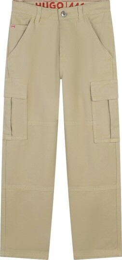 HUGO Jeans 446 Loose Stone HUGO 8 år 128 Jeans Beige