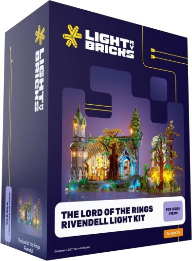 Light My Bricks LotR Rivendell lyssett