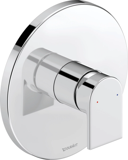 Duravit Tulum 1-greps Dusjbatteri For innbygging, 1 uttak, Krom