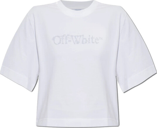 Off White Dame Topper Hvit M,