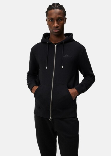 J.lindeberg Alpha Zip Hood Black L Hoodies
