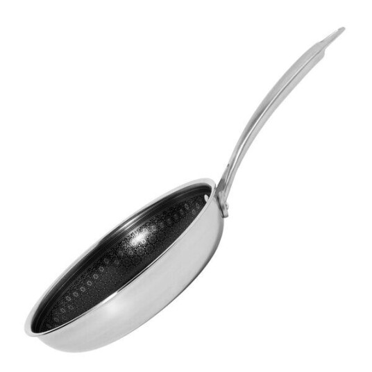 Anders Petter - Signerat stekepanne strukturert ståloverflate 20 cm rustfritt stål