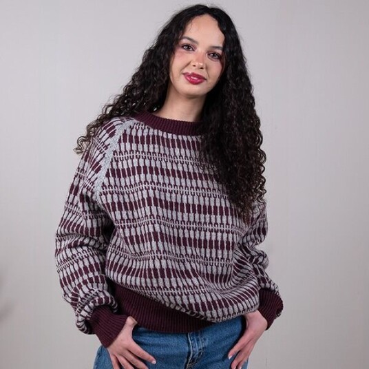 Bluum Strikkegenser Lerke til dame garnpakke i Pure Eco Baby Wool