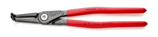 Knipex 48 21 J41 Låseringtang 305 mm Kromvanadiumstål Rød