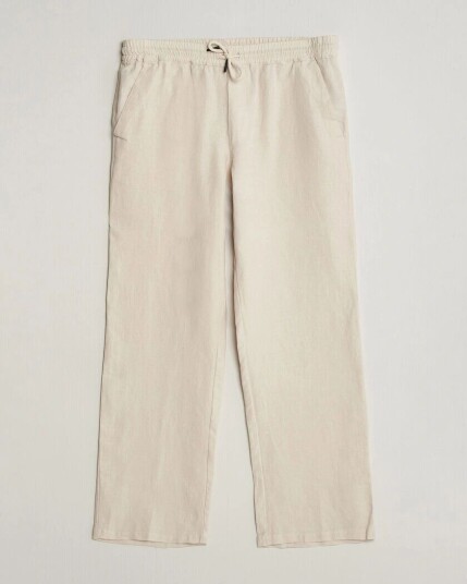 OAS Nino Linen Pants Beige