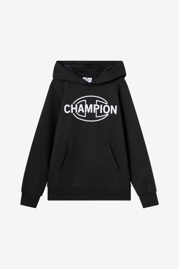 Champion   Hettegenser Hooded Sweatshirt   Svart