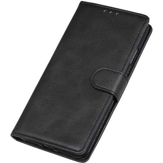 Oem Flipdeksel med Kortholder og Stativ for Samsung A56 – Svart