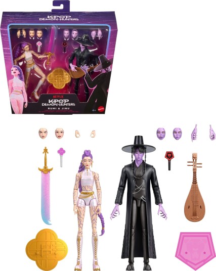 K-Pop Demon Hunters Figursett Rumi Og Jinu K-Pop Demon Hunters Figursett Rumi Og Jinu