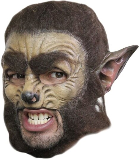 Metamorph Ghoulish latexmaske Hårete varulv