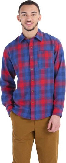 Marmot Men's Fairfax Novelty Light Weight Flannel Team Red S